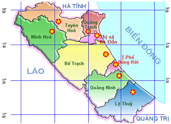 Bộ sưu tập Bản đồ Quảng Bình đầy đủ thông tin mới nhất